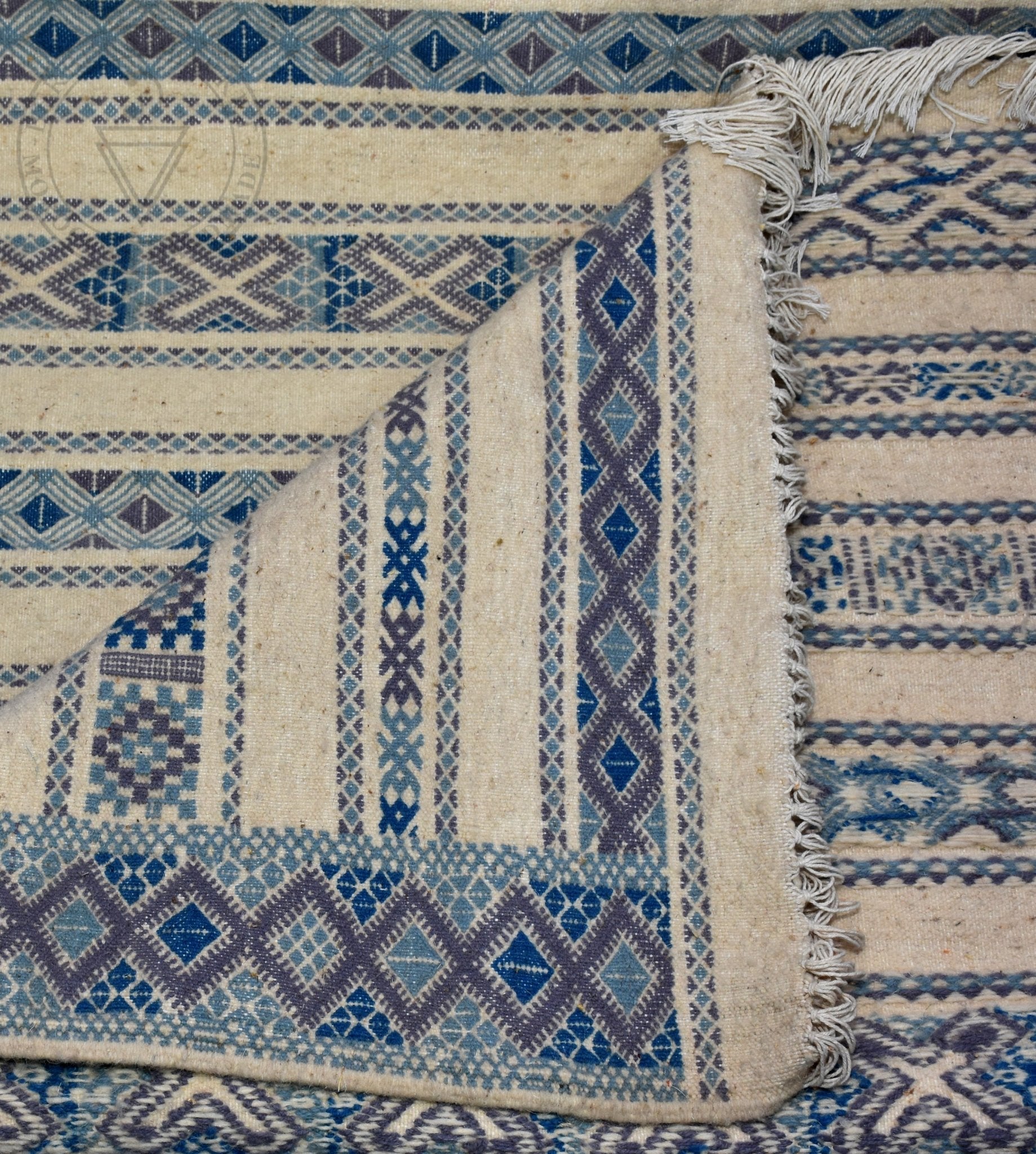 Taznakht Kilim flatweave Moroccan rug - 6.1 x 9.2 ft / 185 x 280 cm - Berbers Market