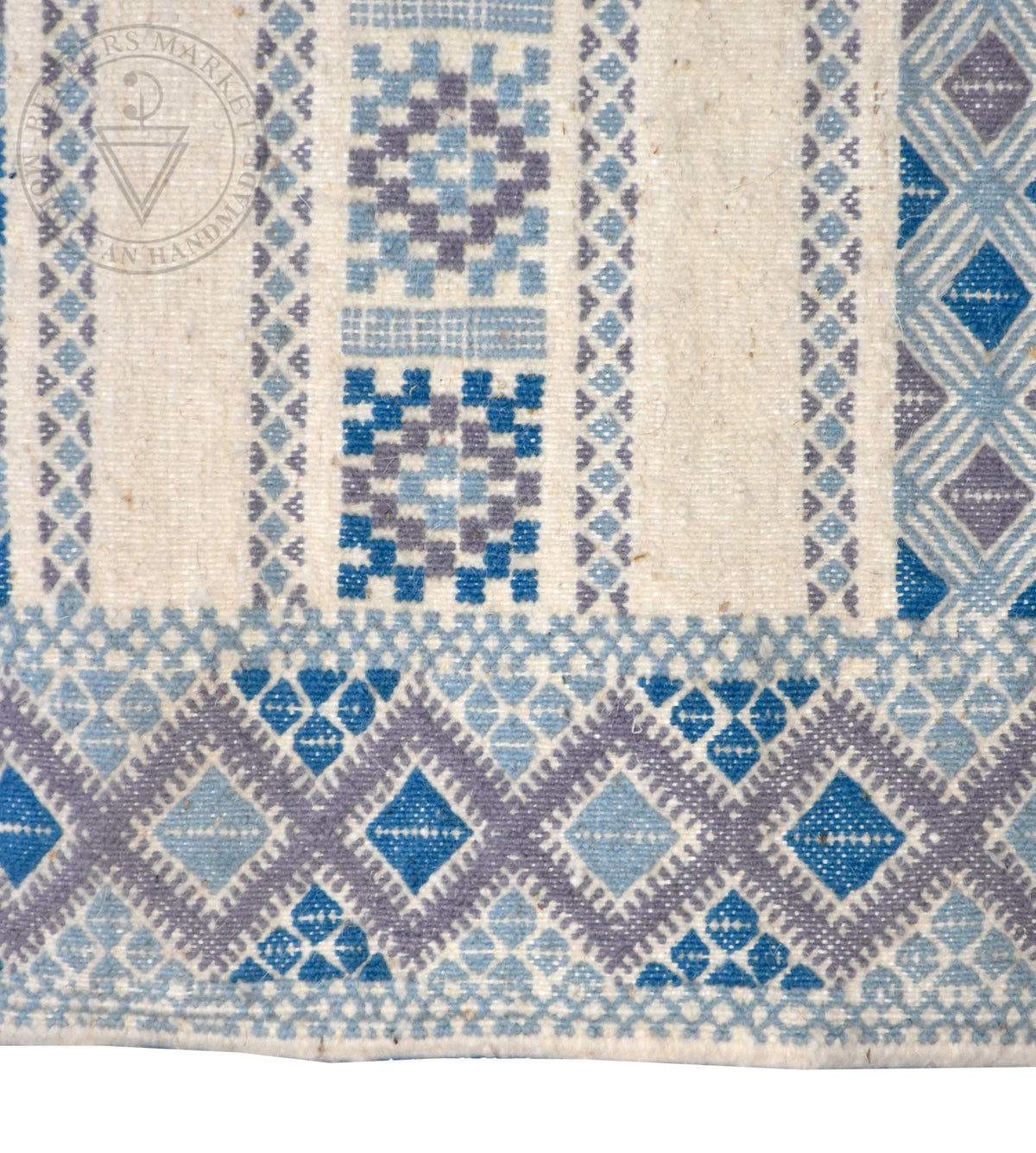 Taznakht Kilim flatweave Moroccan rug - 6.1 x 9.2 ft / 185 x 280 cm - Berbers Market