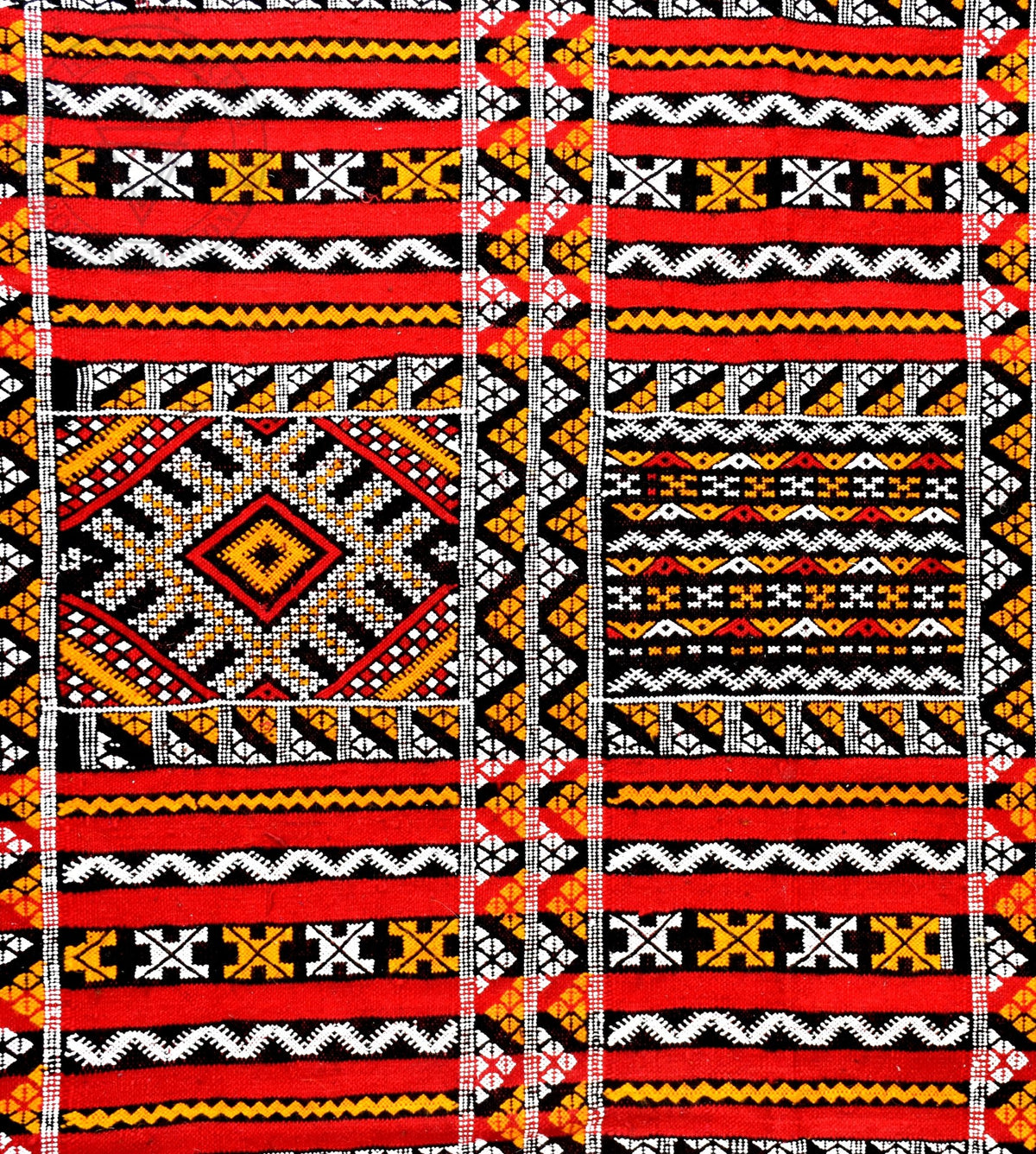 Taznakht Kilim flatweave Moroccan rug - 6.24 x 9.19 ft / 190 x 280 cm - Berbers Market