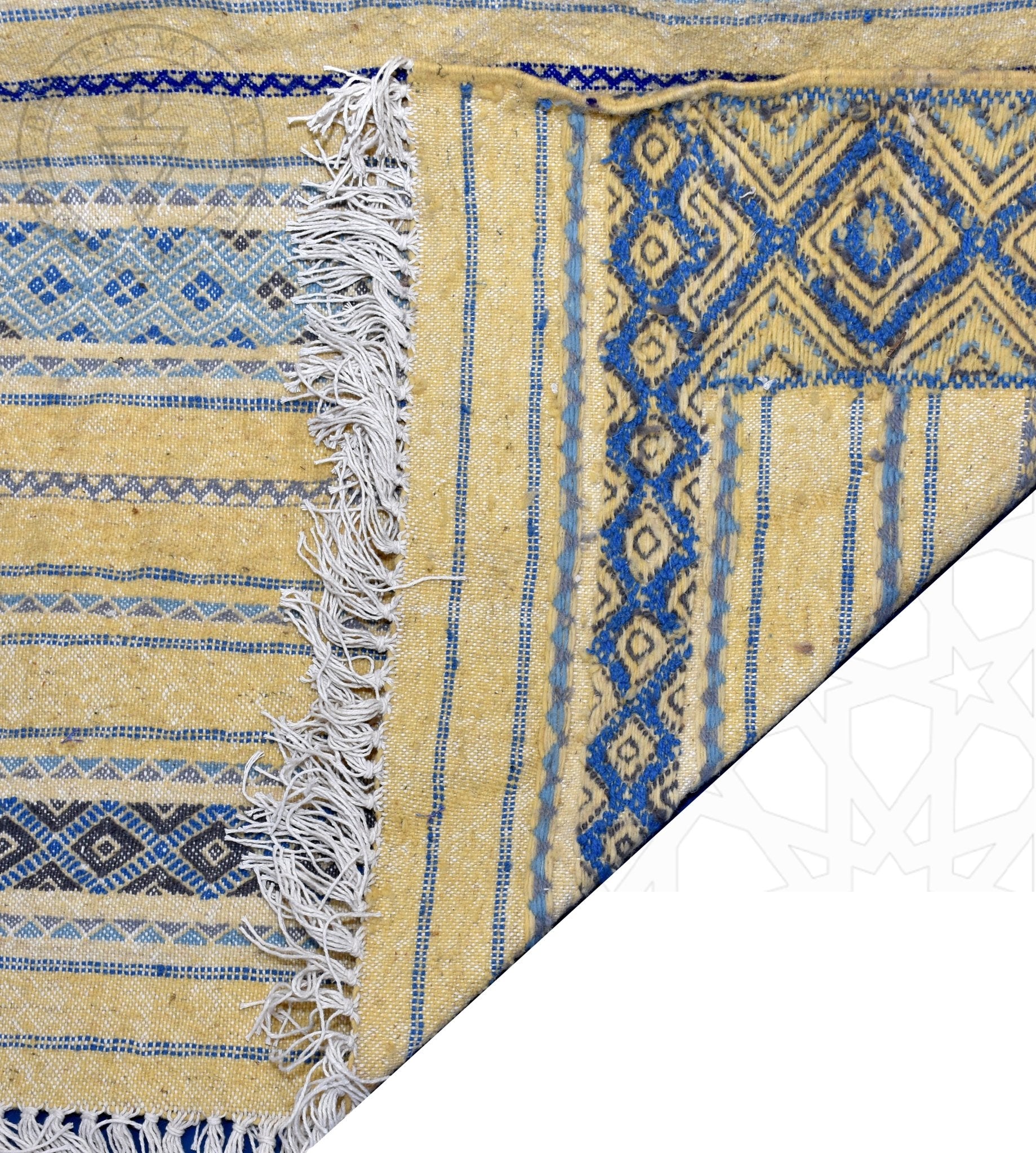 Taznakht Kilim flatweave Moroccan rug - 6.57 x 12.14 ft / 200 x 370 cm - Berbers Market
