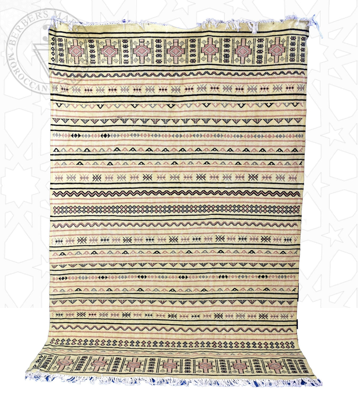 Flatweave kilim Moroccan rug - Berbers Market