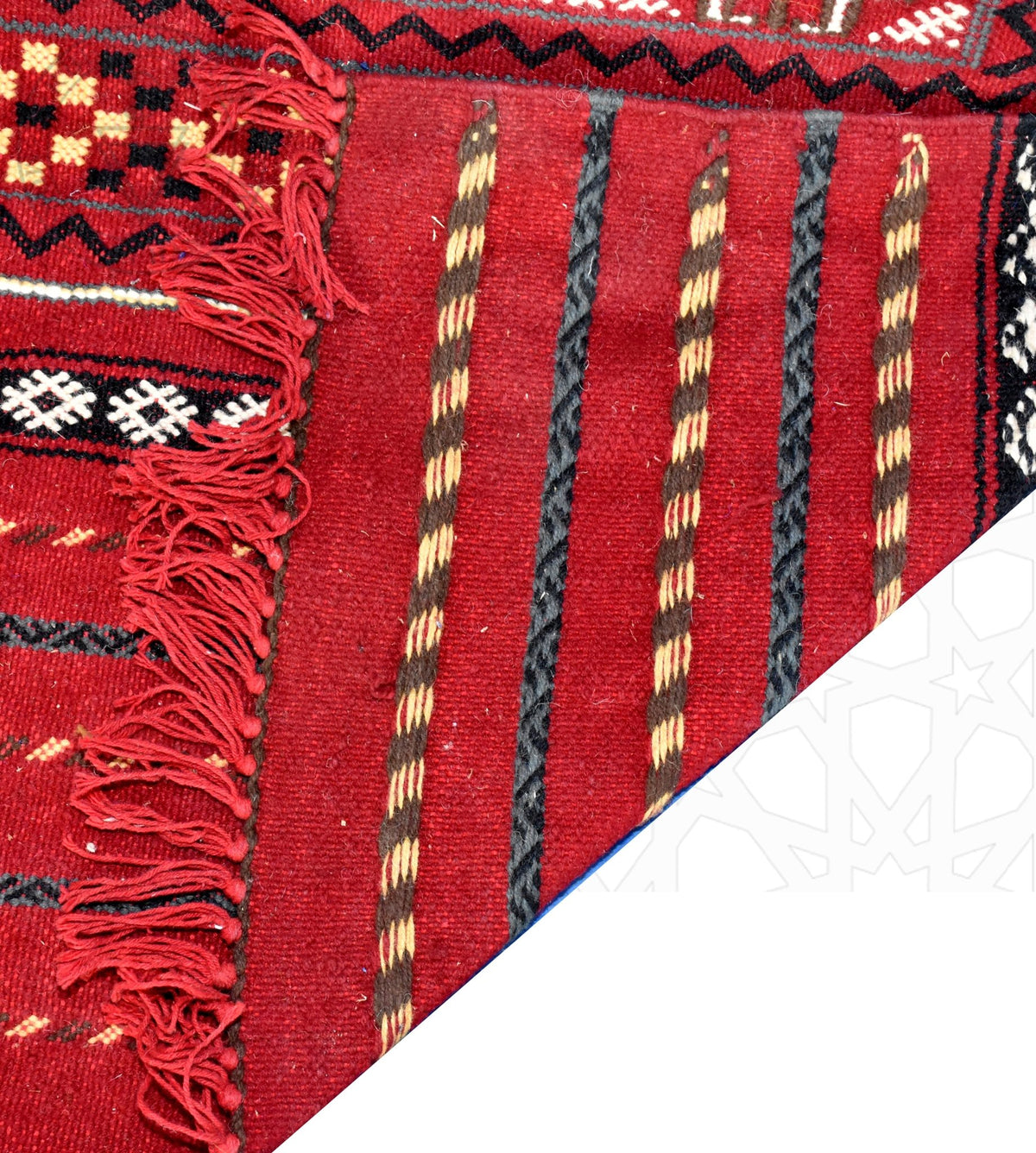 Taznakht Kilim flatweave Moroccan rug - 6.57 x 9.85 ft / 200 x 300 cm - Berbers Market