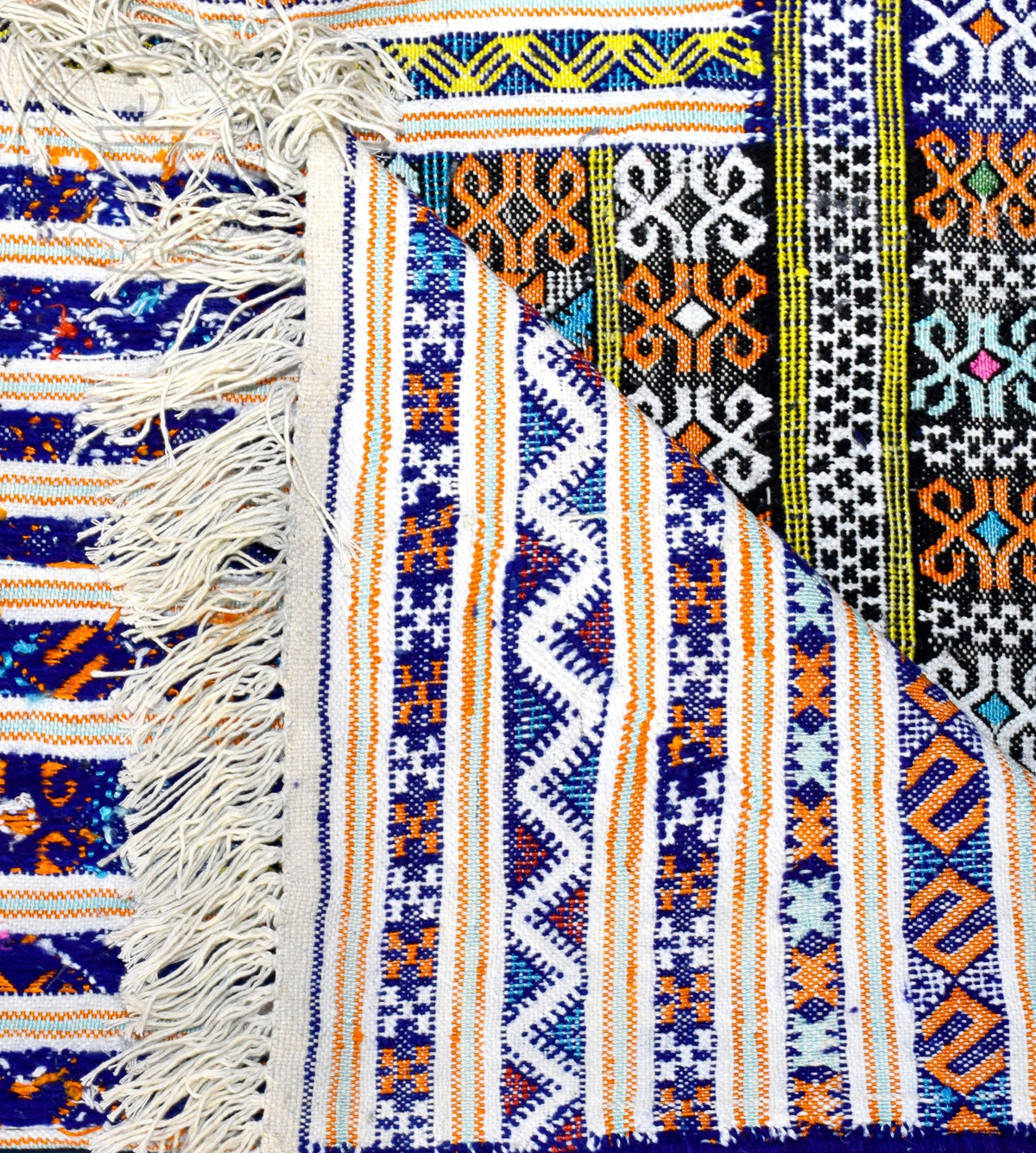 Taznakht Kilim flatweave Moroccan rug - 7.55 x 11.32 ft / 230 x 345 cm - Berbers Market