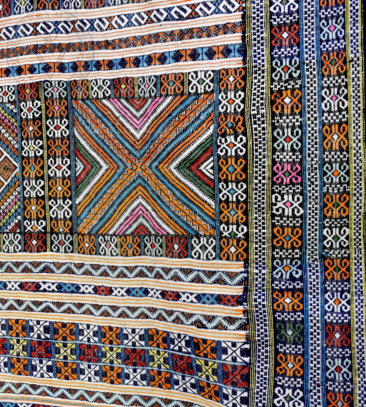 Taznakht Kilim flatweave Moroccan rug - 7.55 x 11.32 ft / 230 x 345 cm - Berbers Market