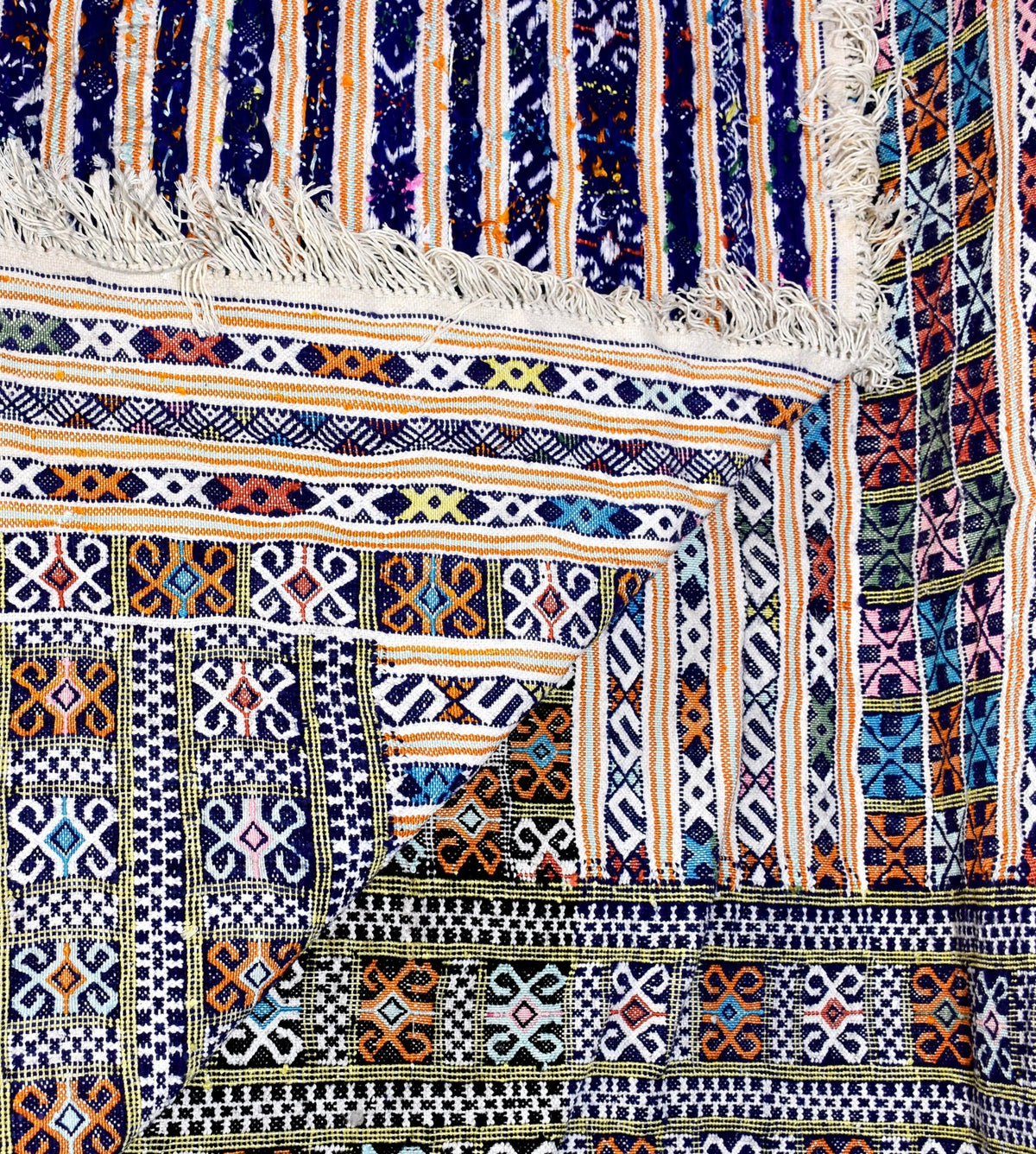 Taznakht Kilim flatweave Moroccan rug - 7.55 x 12.14 ft / 230 x 370 cm - Berbers Market