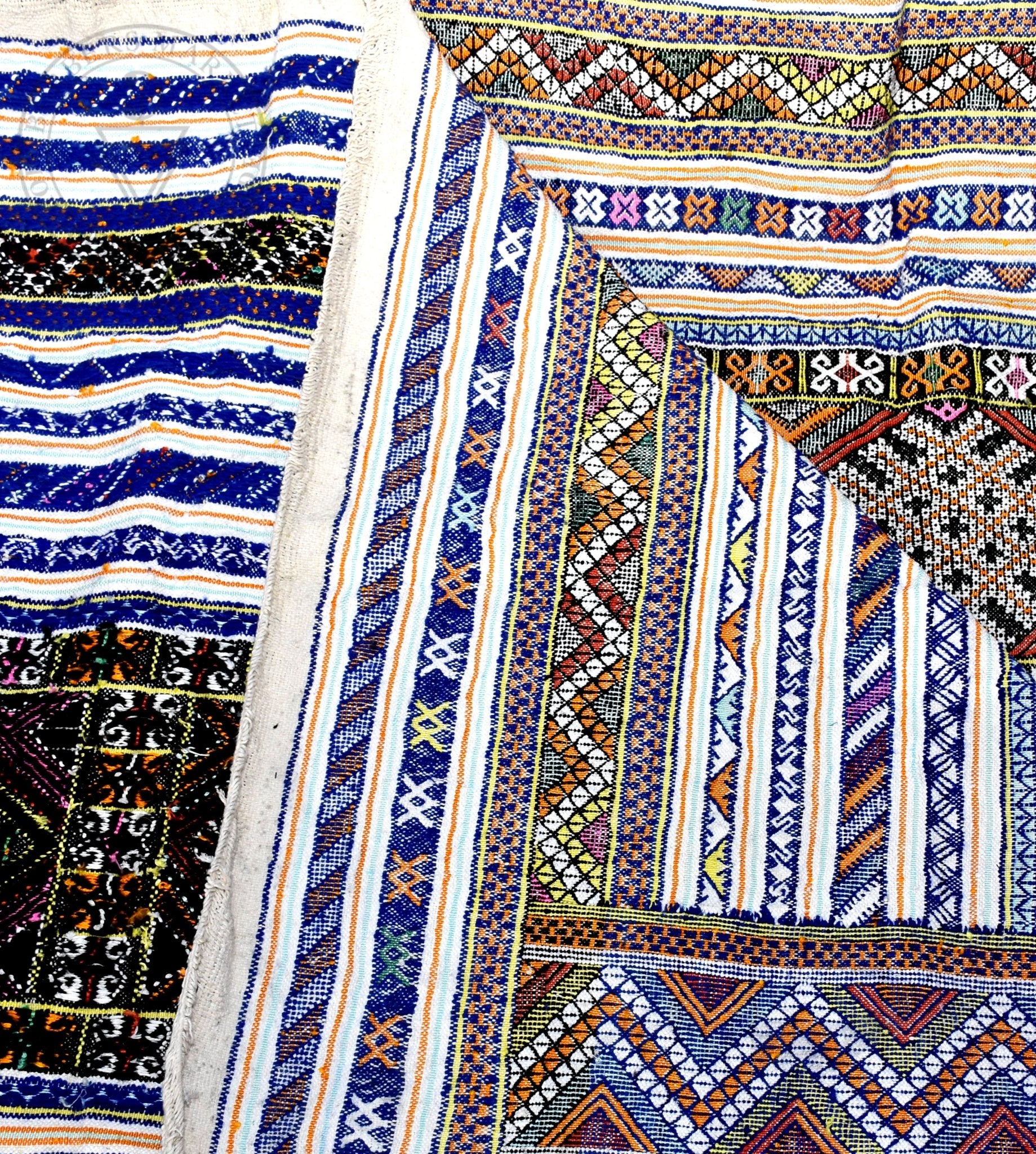 Taznakht Kilim flatweave Moroccan rug - 7.71 x 10.83 ft / 235 x 330 cm - Berbers Market