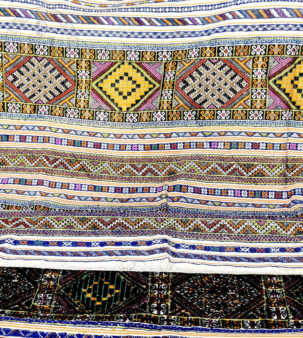 Taznakht Kilim flatweave Moroccan rug - 7.71 x 10.83 ft / 235 x 330 cm - Berbers Market