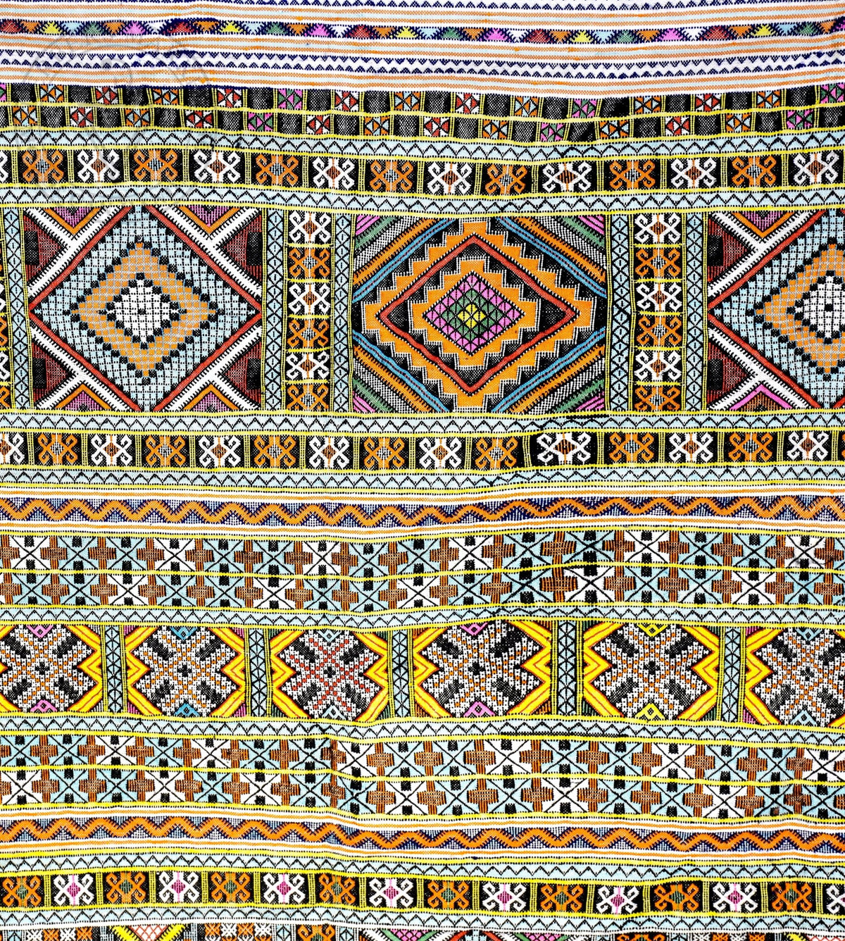 Taznakht Kilim flatweave Moroccan rug - 7.71 x 11 ft / 235 x 335 cm - Berbers Market