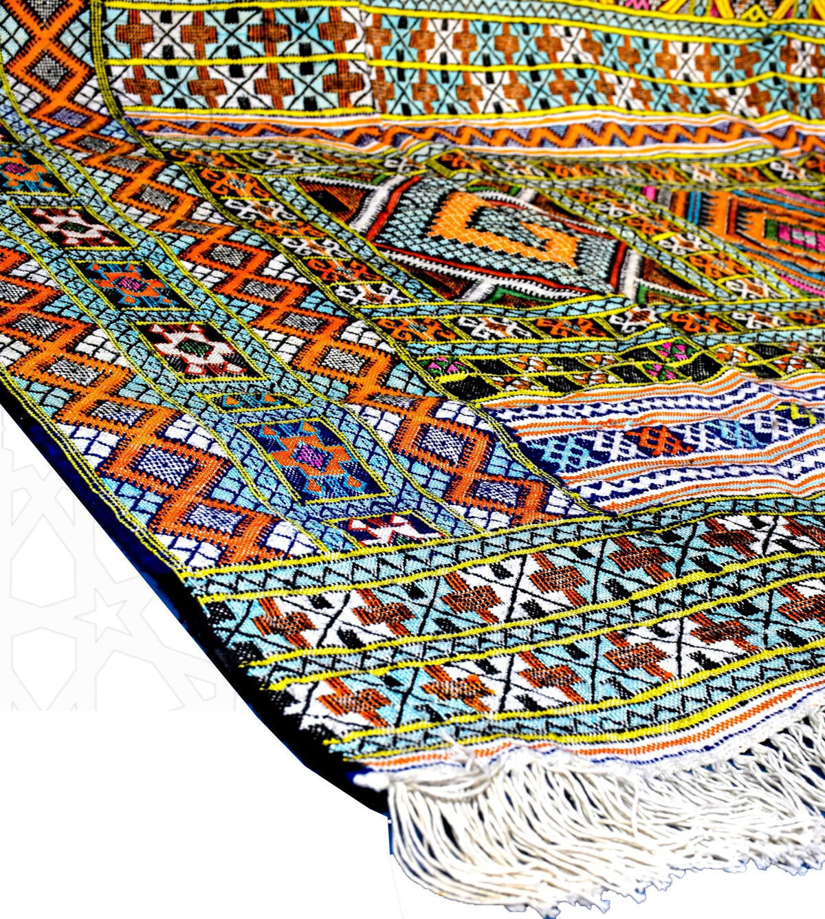 Taznakht Kilim flatweave Moroccan rug - 7.71 x 11 ft / 235 x 335 cm - Berbers Market