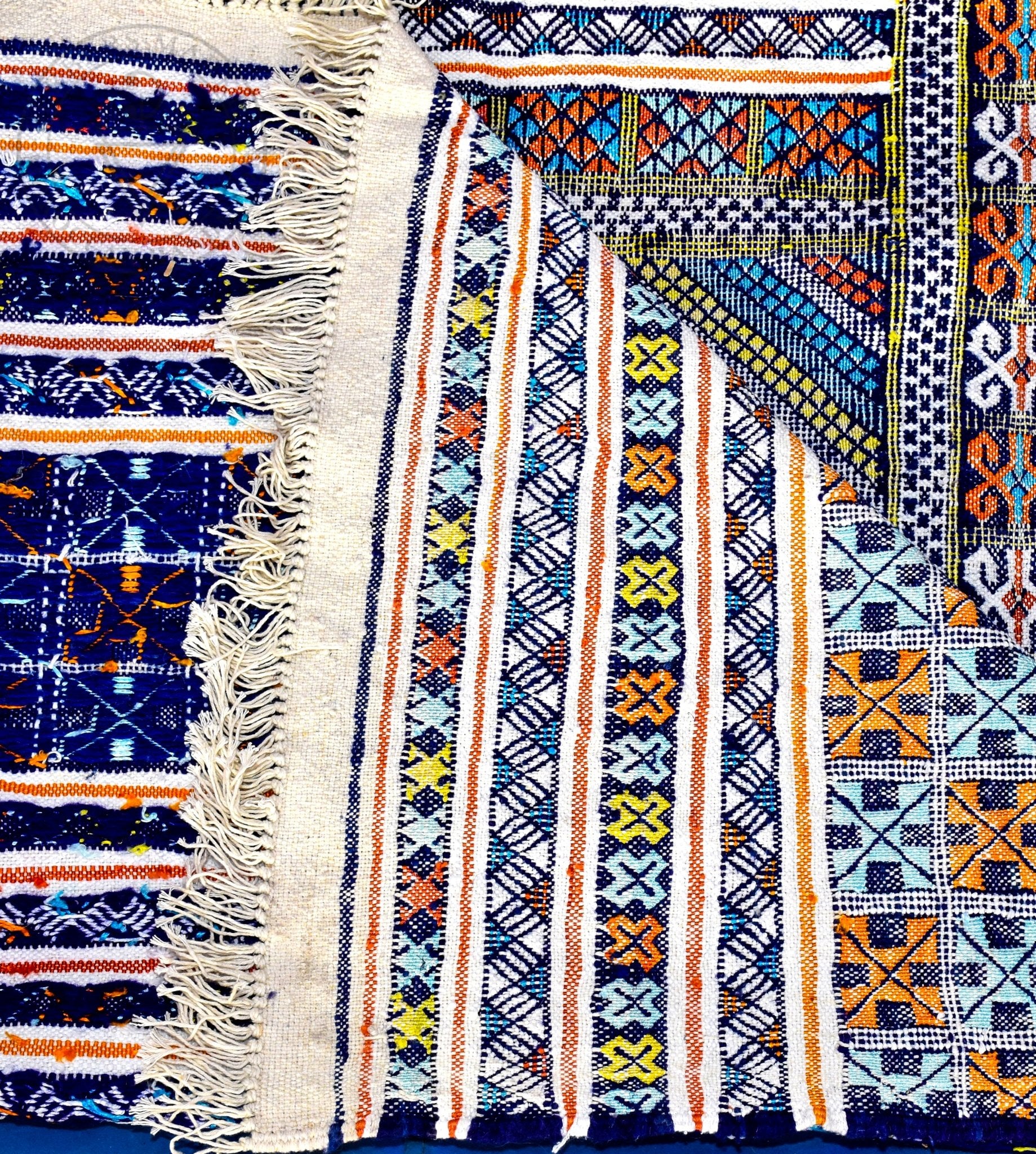 Taznakht Kilim flatweave Moroccan rug - 8.04 x 11.98 ft / 245 x 365 cm - Berbers Market