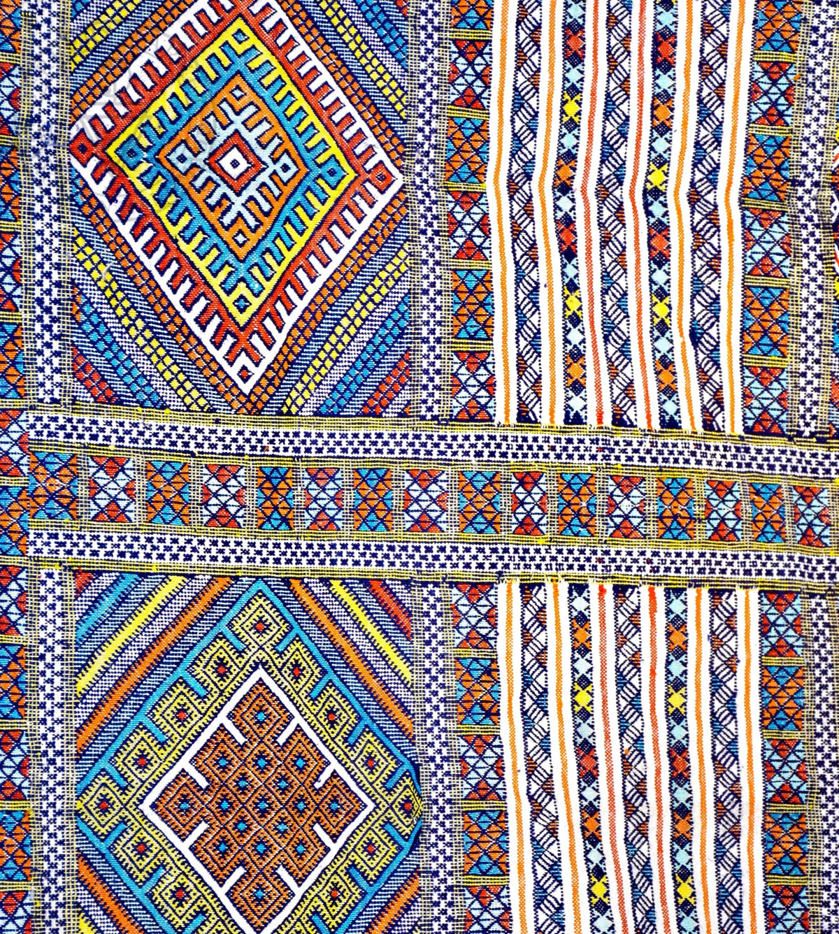 Taznakht Kilim flatweave Moroccan rug - 8.04 x 11.98 ft / 245 x 365 cm - Berbers Market