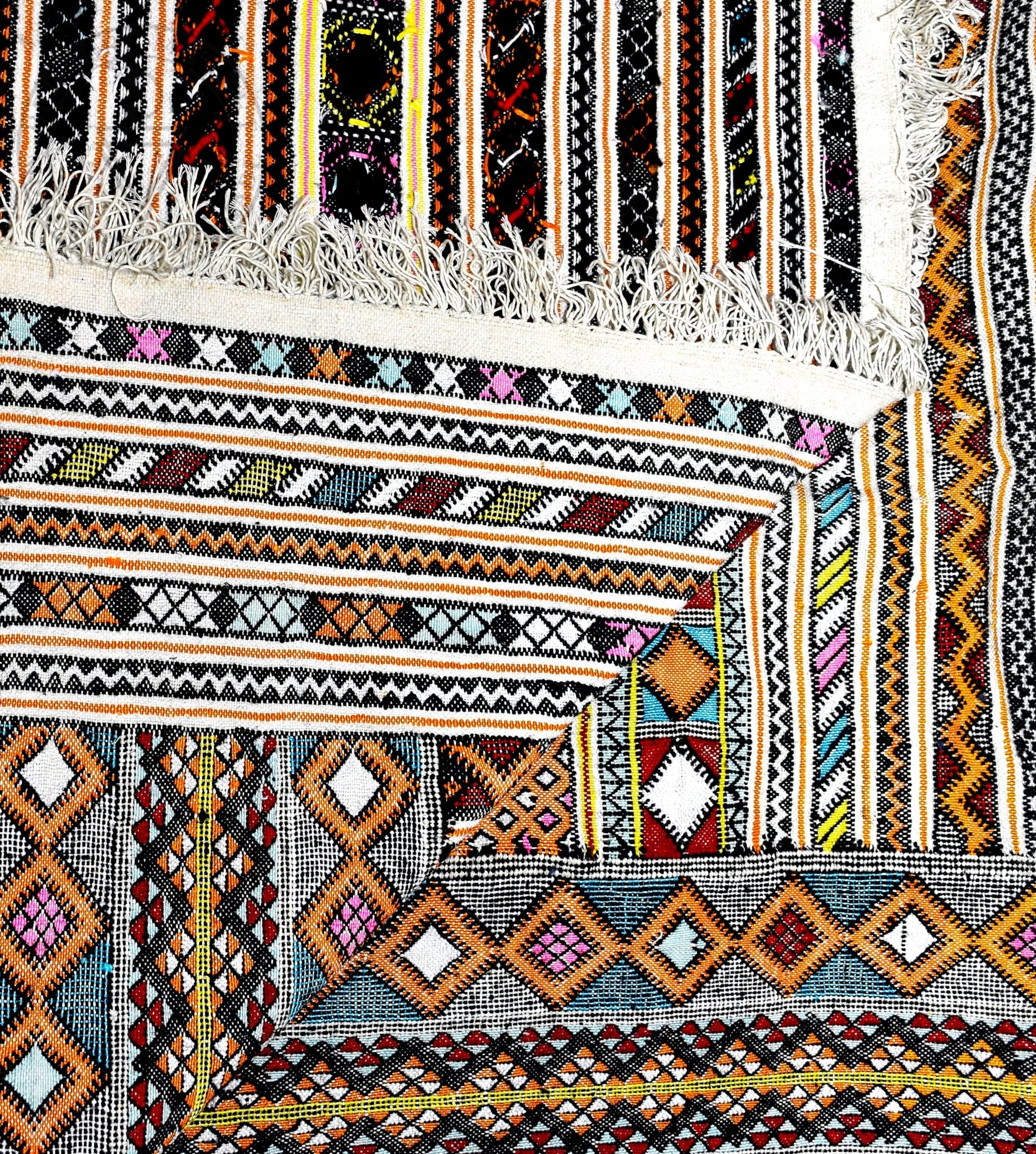 Taznakht Kilim flatweave Moroccan rug - 8.21 x 12.47 ft / 250 x 380 cm - Berbers Market