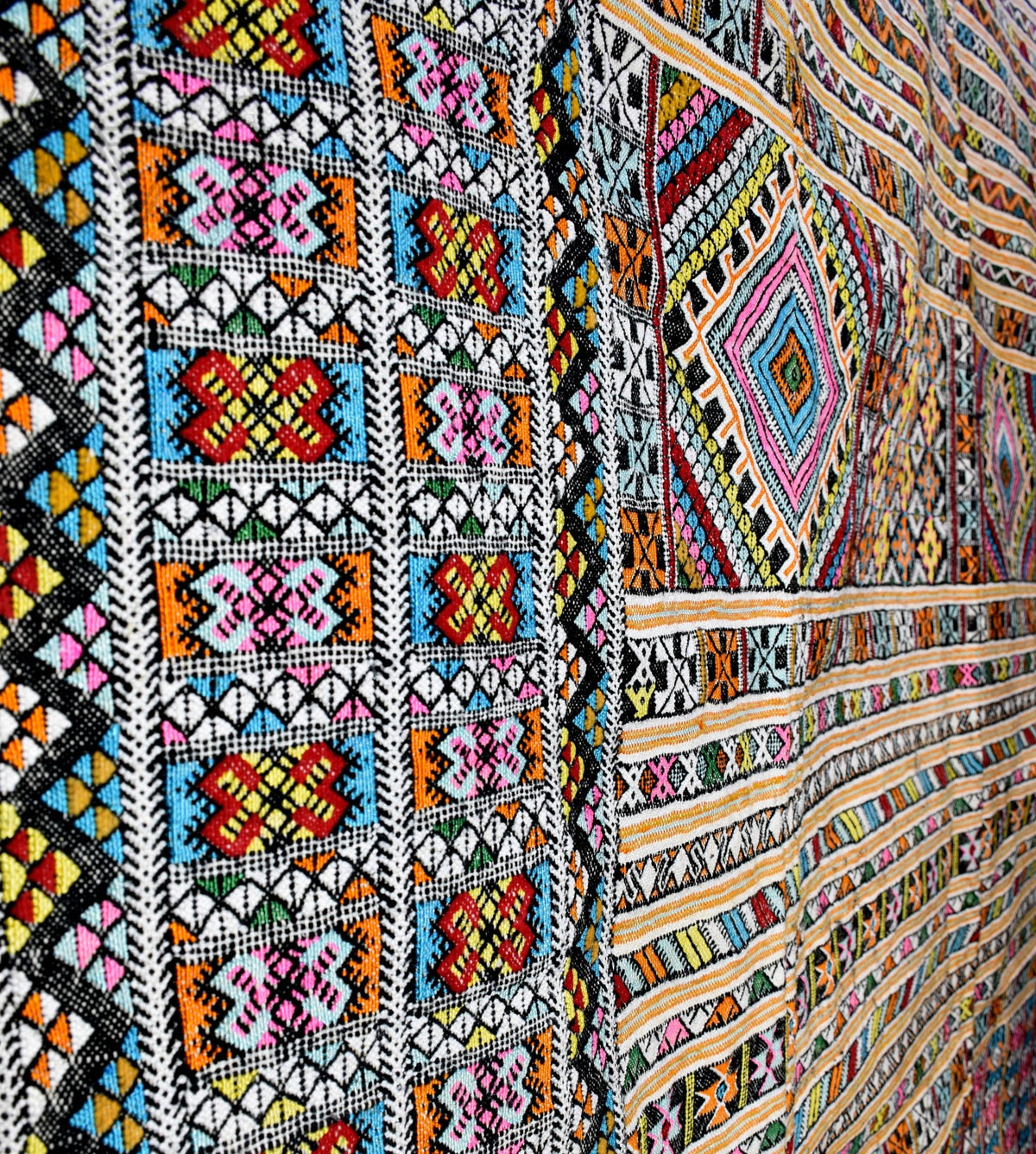 Taznakht Kilim flatweave Moroccan rug - 8.37 x 10.83 ft / 255 x 330 cm - Berbers Market