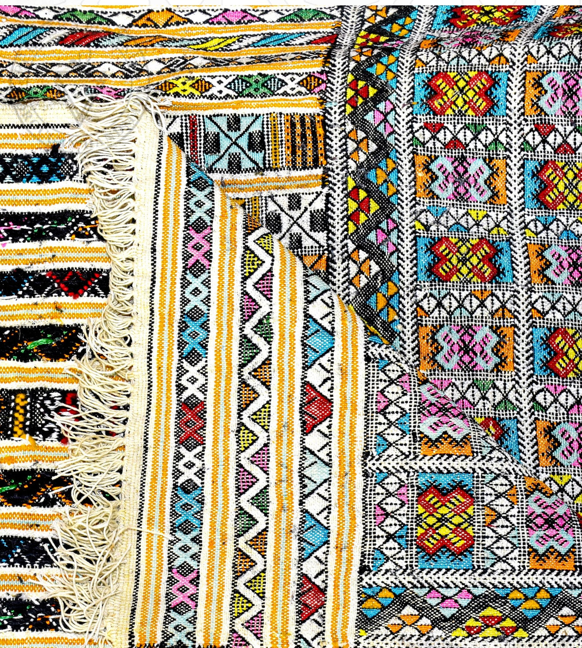 Taznakht Kilim flatweave Moroccan rug - 8.37 x 10.83 ft / 255 x 330 cm - Berbers Market