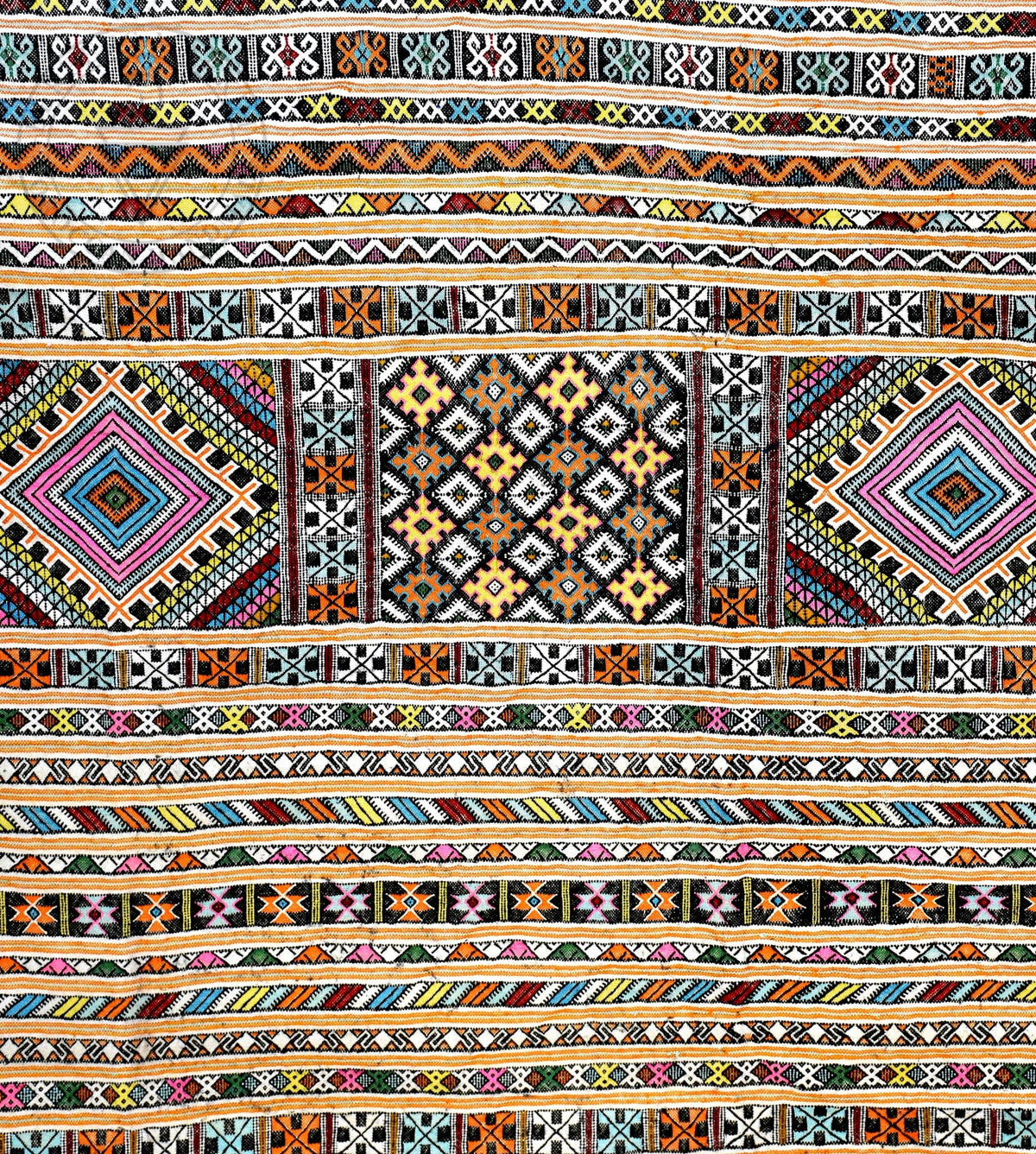 Taznakht Kilim flatweave Moroccan rug - 8.37 x 10.83 ft / 255 x 330 cm - Berbers Market