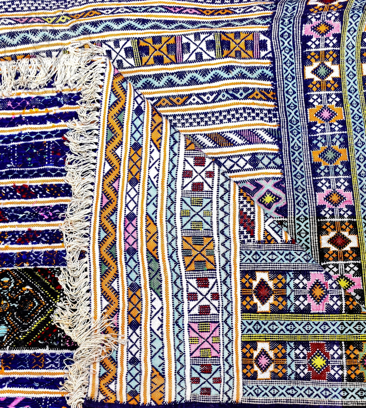 Taznakht Kilim flatweave Moroccan rug - 9.19 x 12.47 ft / 280 x 380 cm - Berbers Market