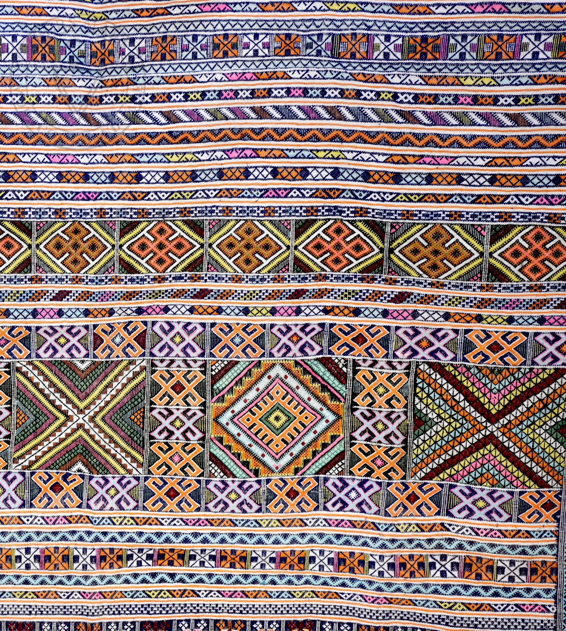 Taznakht Kilim flatweave Moroccan rug - 9.19 x 12.47 ft / 280 x 380 cm - Berbers Market