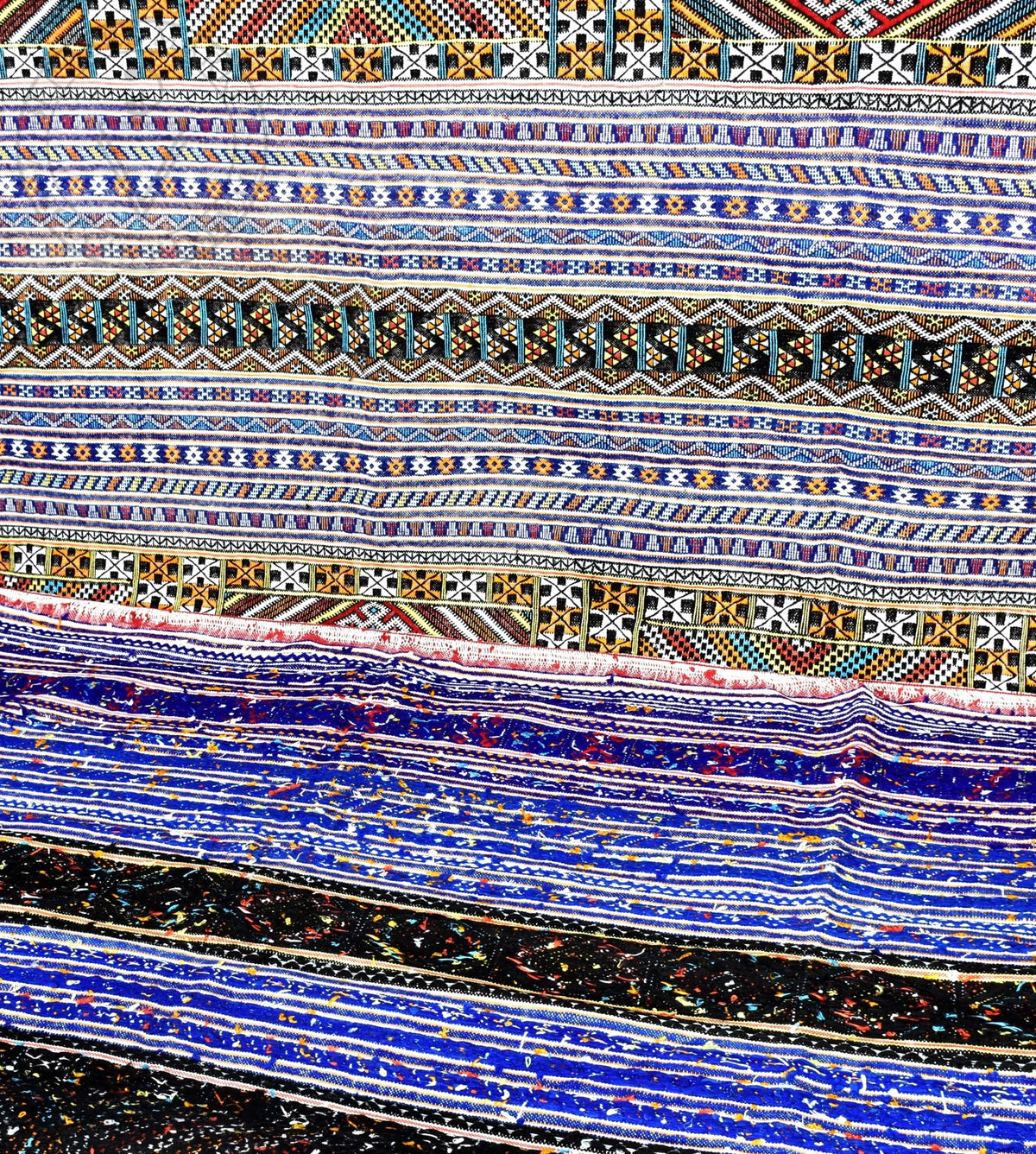 Taznakht Kilim flatweave Moroccan rug - 9.19 x 16.41 ft / 280 x 500 cm - Berbers Market