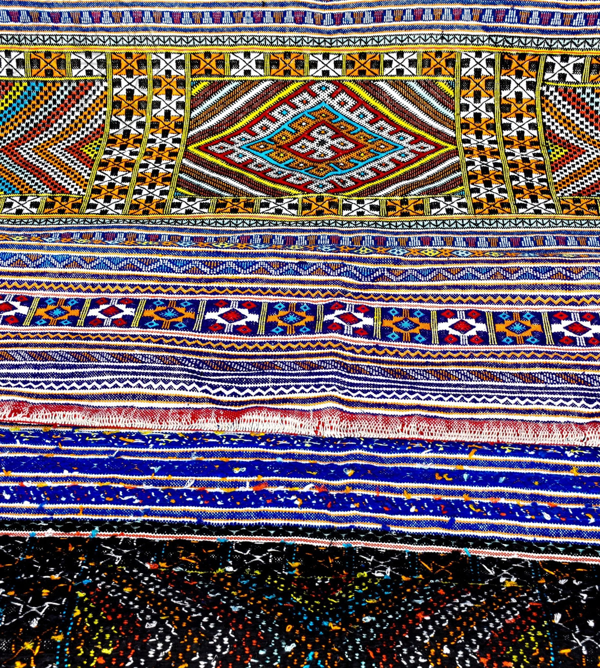 Taznakht Kilim flatweave Moroccan rug - 9.19 x 16.41 ft / 280 x 500 cm - Berbers Market