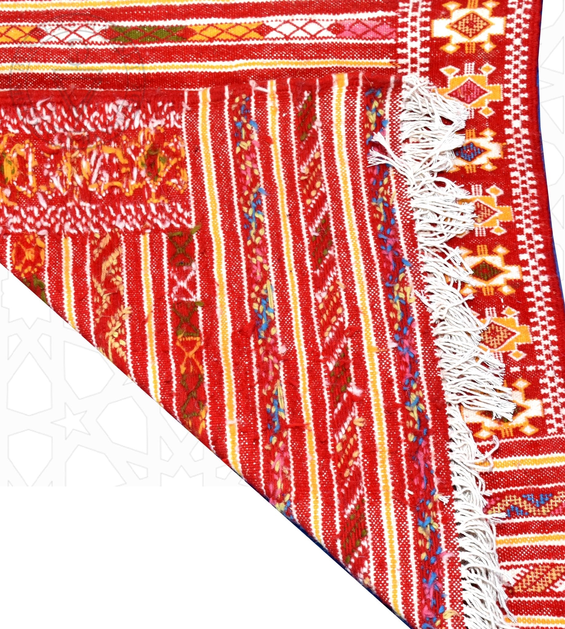 Taznakht Kilim flatweave runner Moroccan rug - 2.3 x 11.49 ft / 70 x 350 cm - Berbers Market