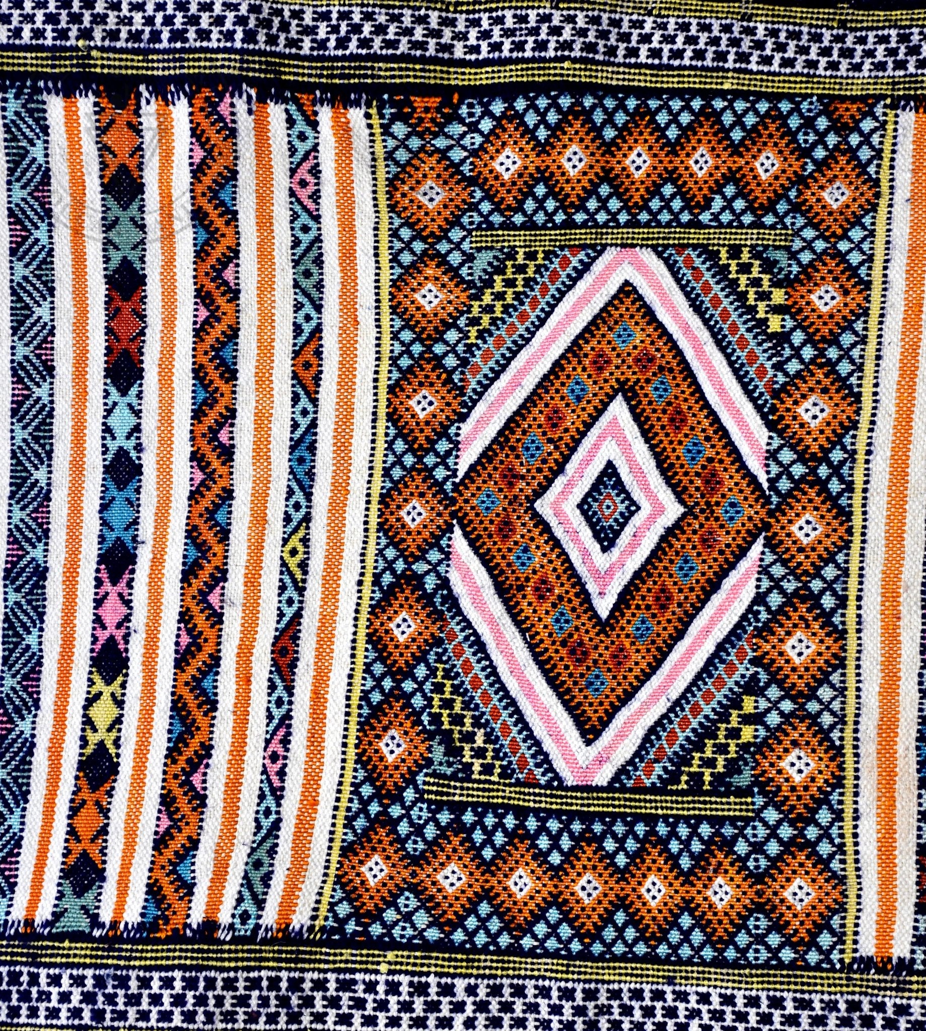 Taznakht Kilim flatweave runner Moroccan rug - 2.47 x 11.16 ft / 75 x 340 cm - Berbers Market