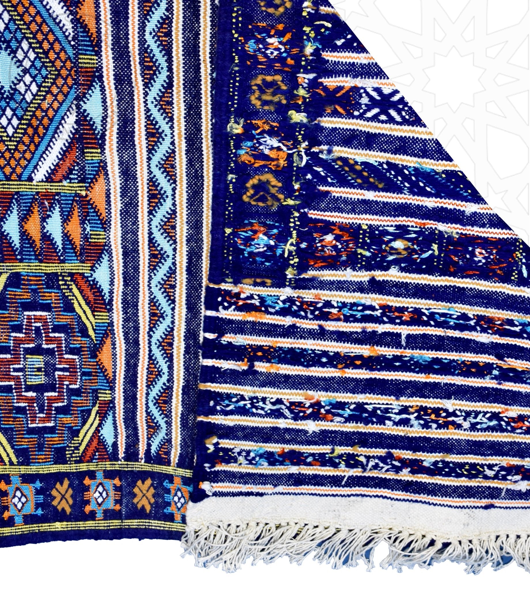 Taznakht Kilim flatweave runner Moroccan rug - 2.47 x 8.86 ft / 75 x 270 cm - Berbers Market
