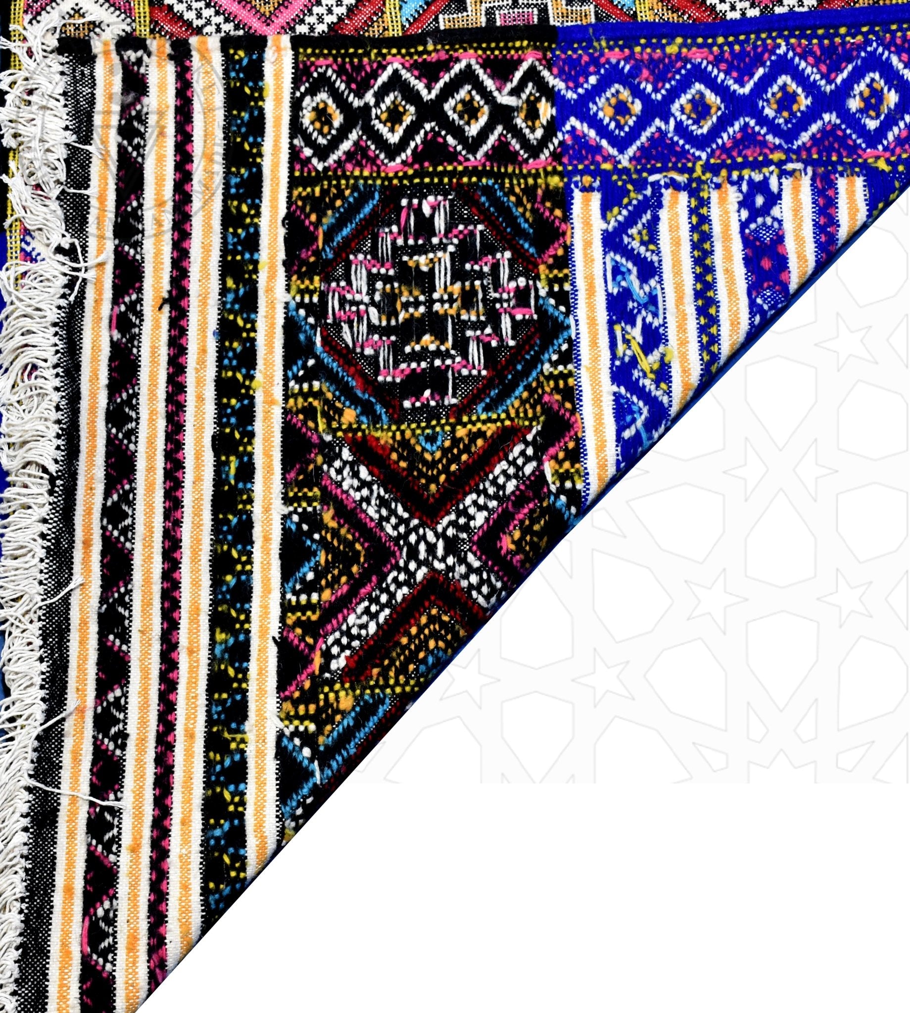 Taznakht Kilim flatweave runner Moroccan rug - 2.63 x 5.58 ft / 80 x 170 cm - Berbers Market