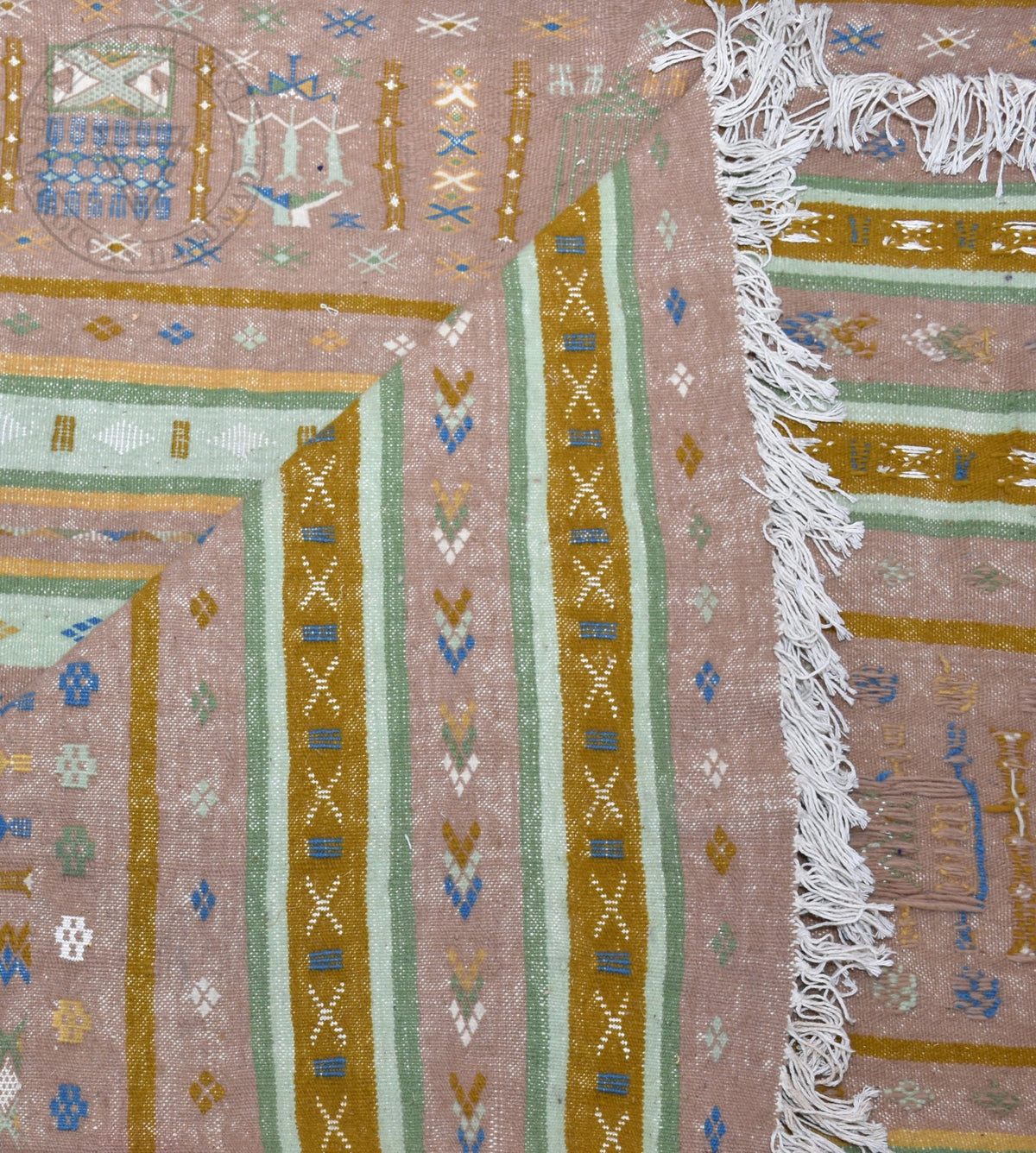 Taznakht Kilim flatweave runner Moroccan rug - 5.91 x 13.13 ft / 180 x 400 cm - Berbers Market