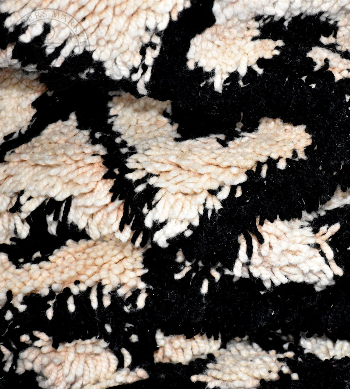 Tiled Beni ourain Moroccan rug - 5.6 x 7.9 ft / 170 x 240 cm - Berbers Market